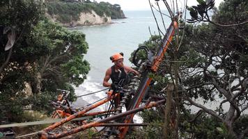 Drilling Of Soilnails On Cliff Line